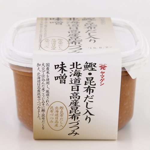 鰹昆布だし入り昆布包み味噌 750g | 山元醸造株式会社